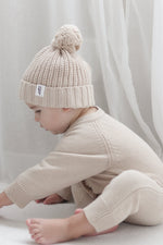 Luxe Knitted Romper - Speckled Dalmatian