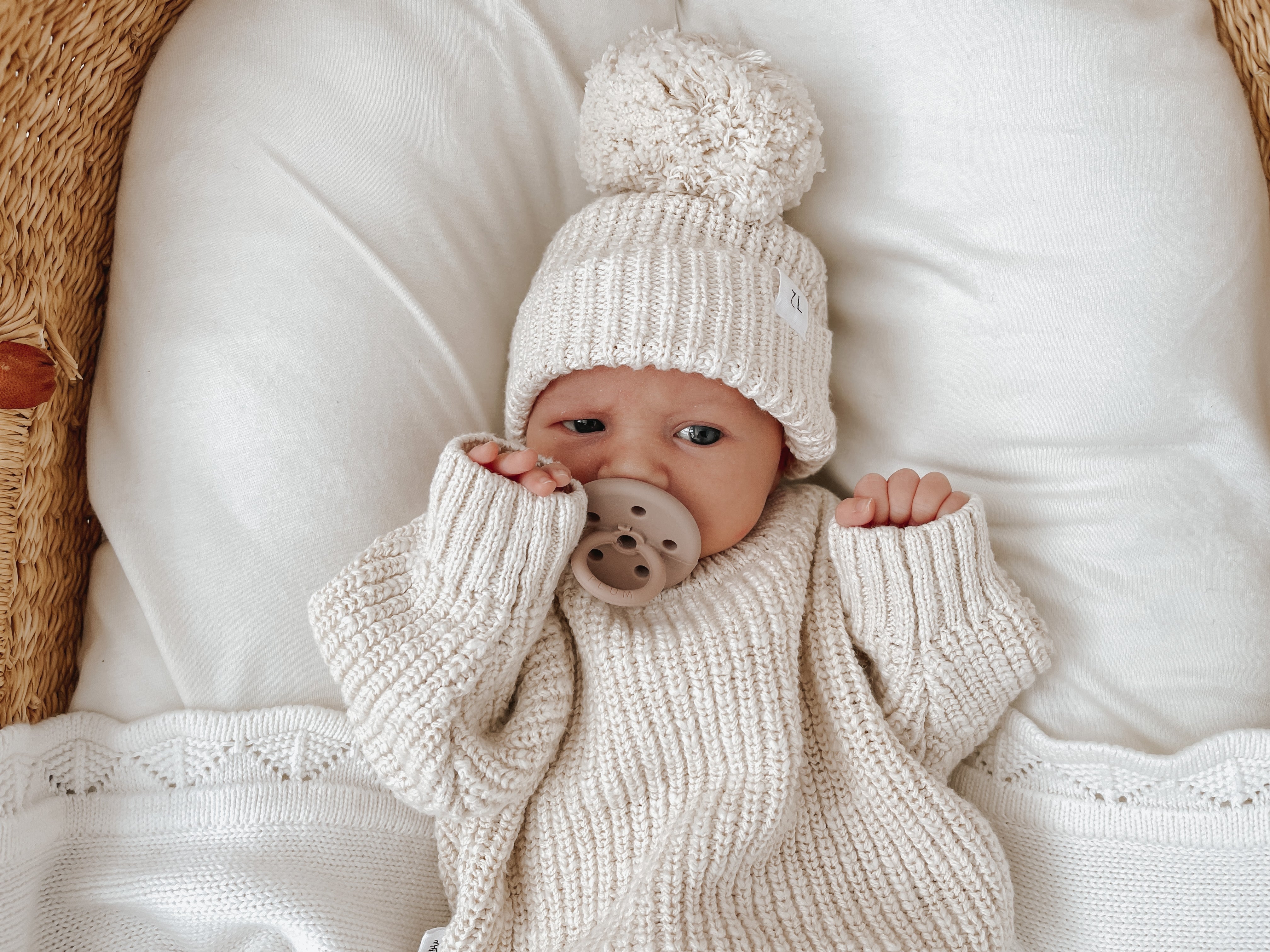 Textured Knit Sweater - Textured Wheat