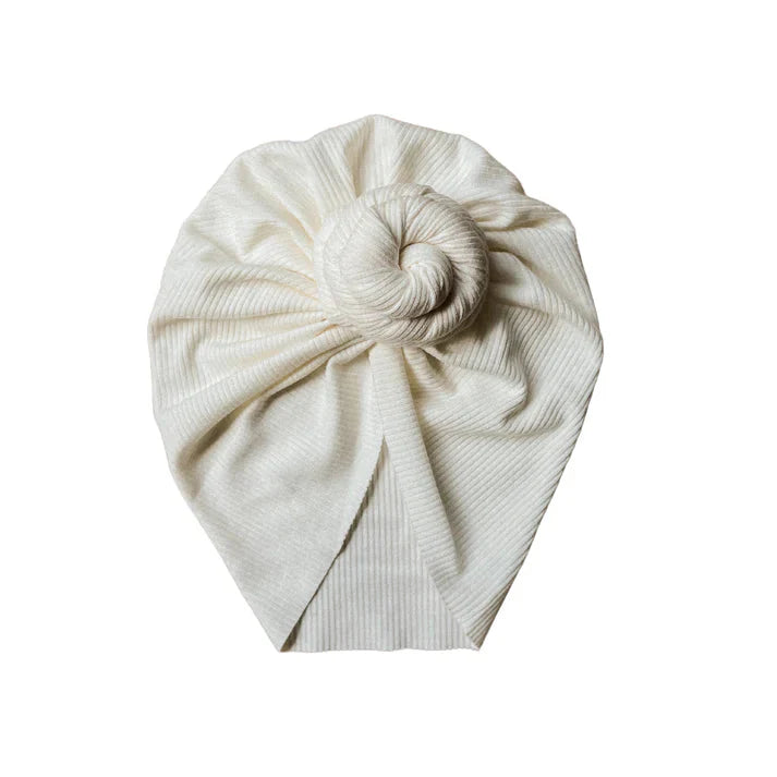 Rib Knot Turban - Champagne Pink