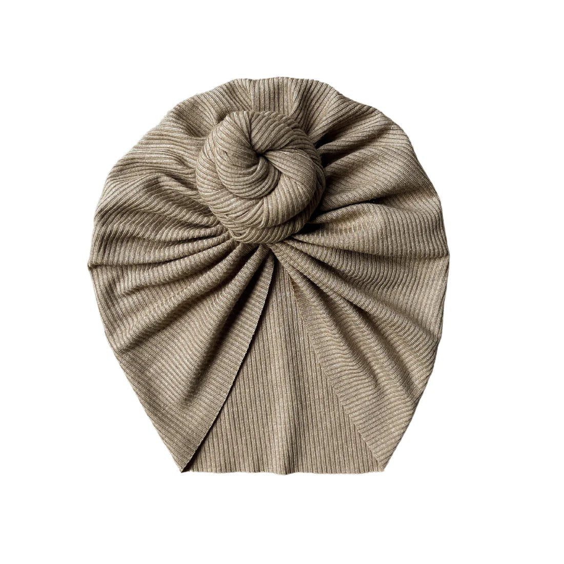 Rib Knot Turban - Champagne Pink