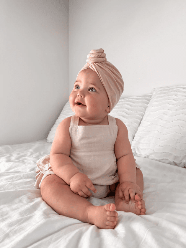 Rib Knot Turban - Mocha