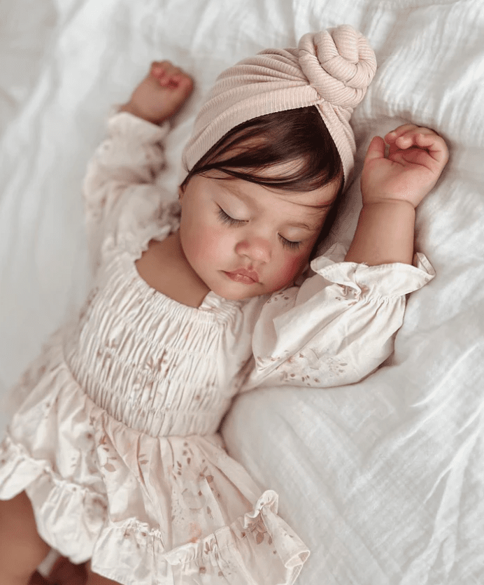 Rib Knot Turban - Mocha