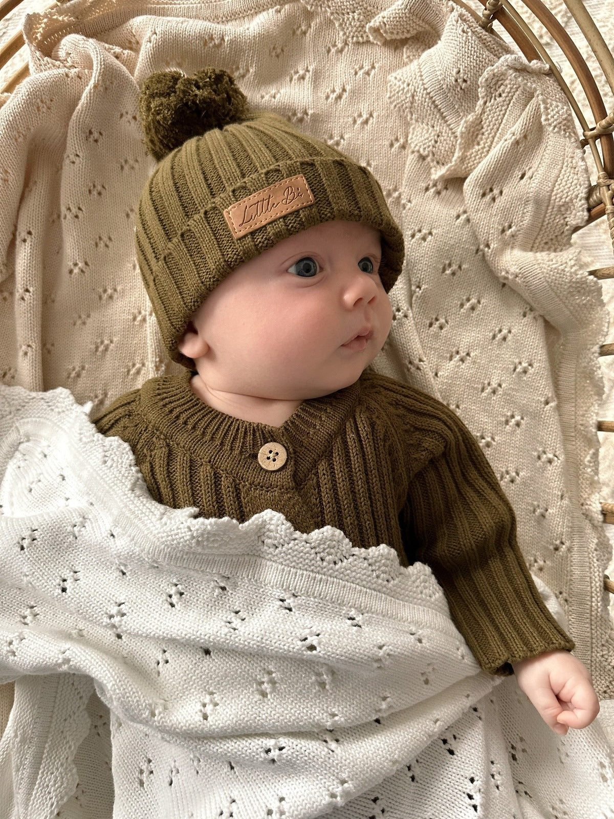 Ribbed Beanie - Honey Milk