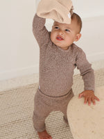 Ribbed Knit Leggings - Oat