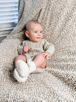 Ribbed Onesie - Honey Milk