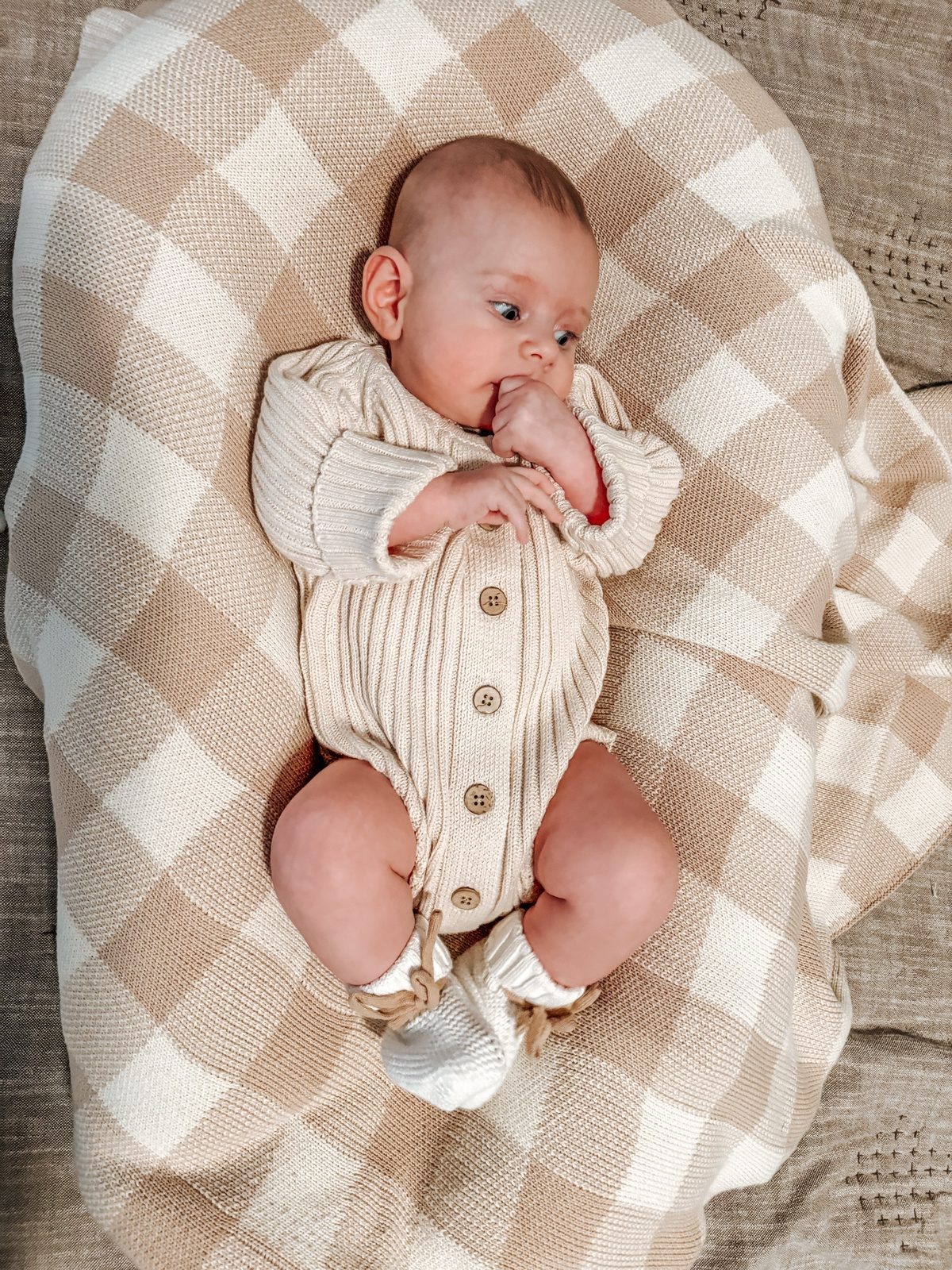 Ribbed Onesie - Milk