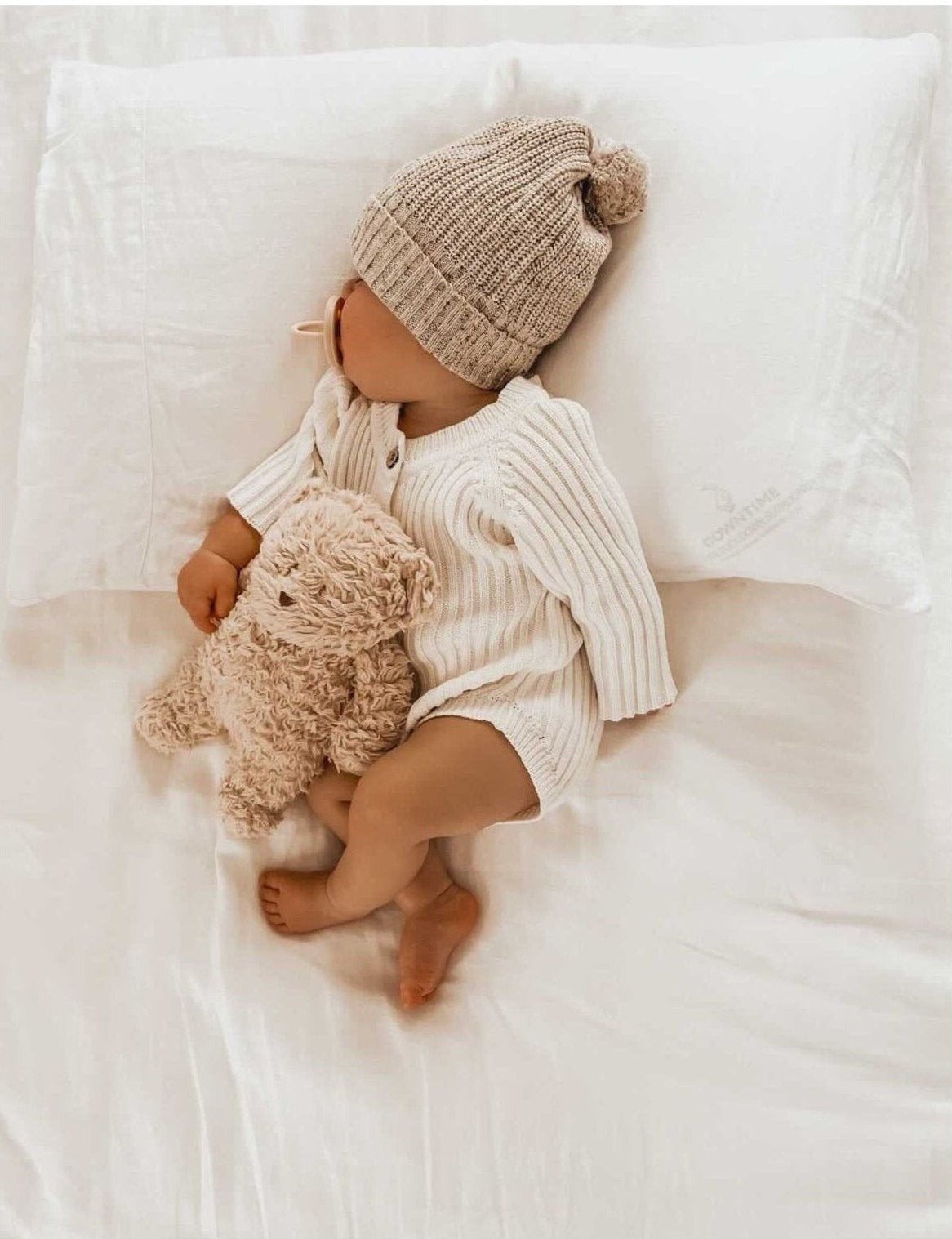 Ribbed Onesie - Milk