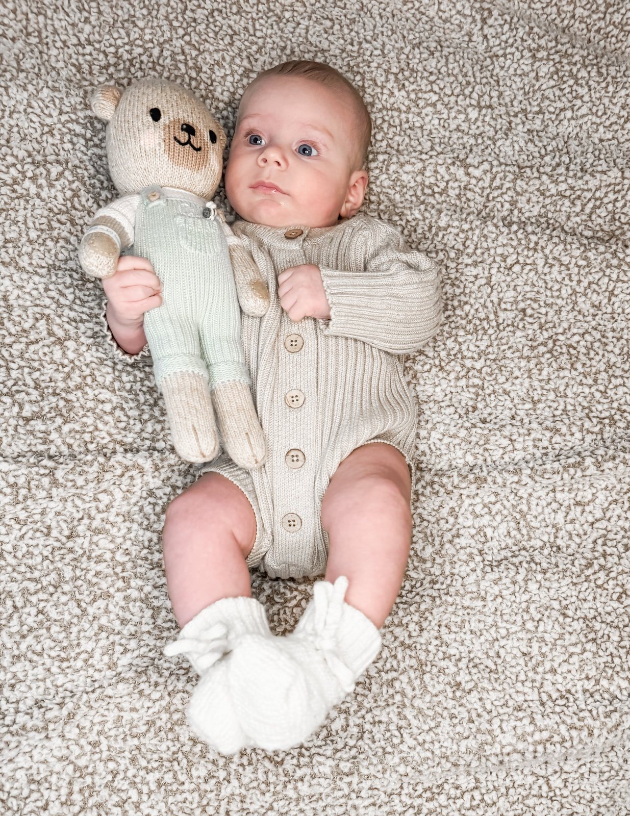 Ribbed Onesie - Oak