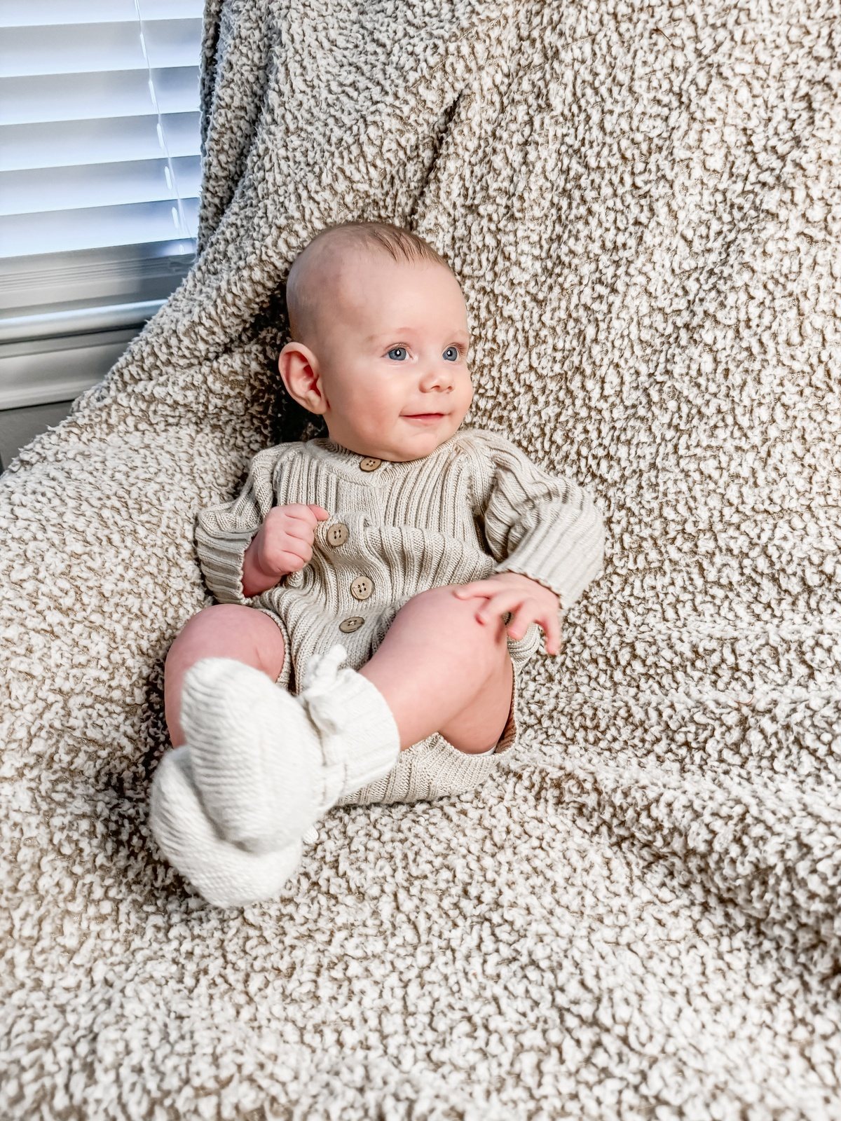 Ribbed Onesie - Milk