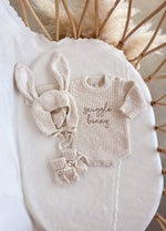 'Snuggle Bunny' Chunky Knit Romper | Honey