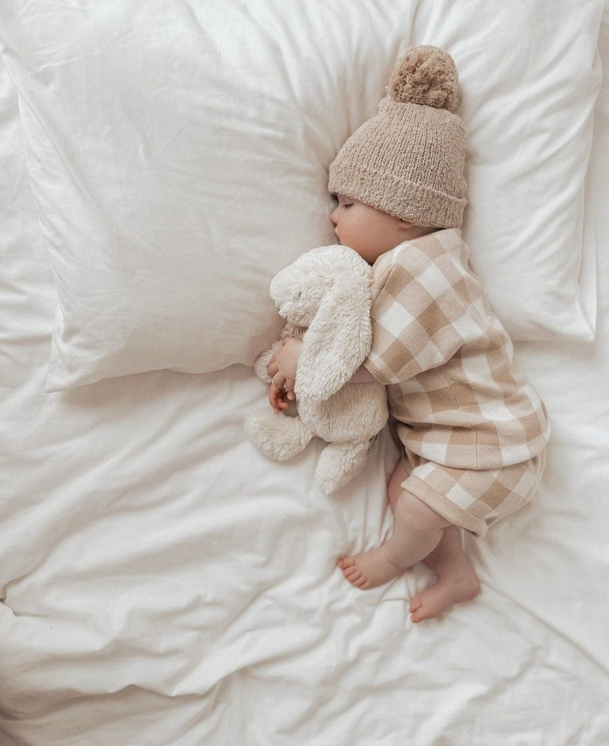 Beige Gingham Summer Set | Drew