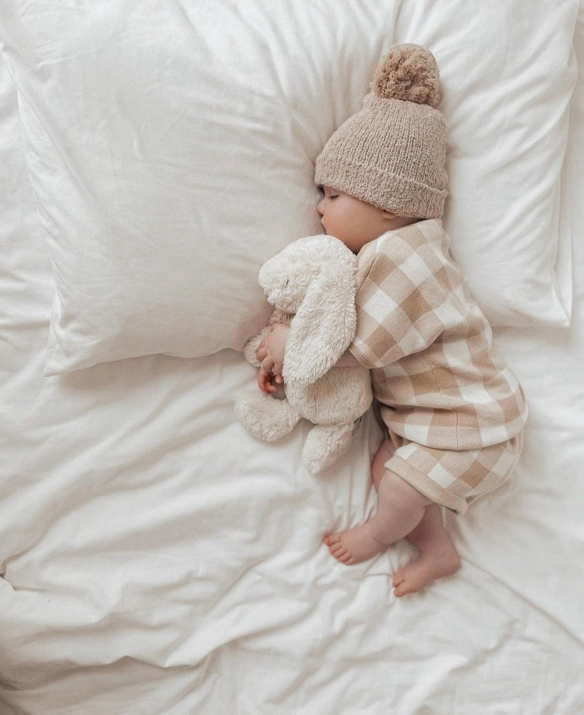 Beige Gingham Summer Set | Drew