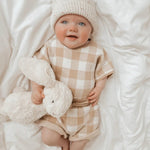 Beige Gingham Summer Set | Drew