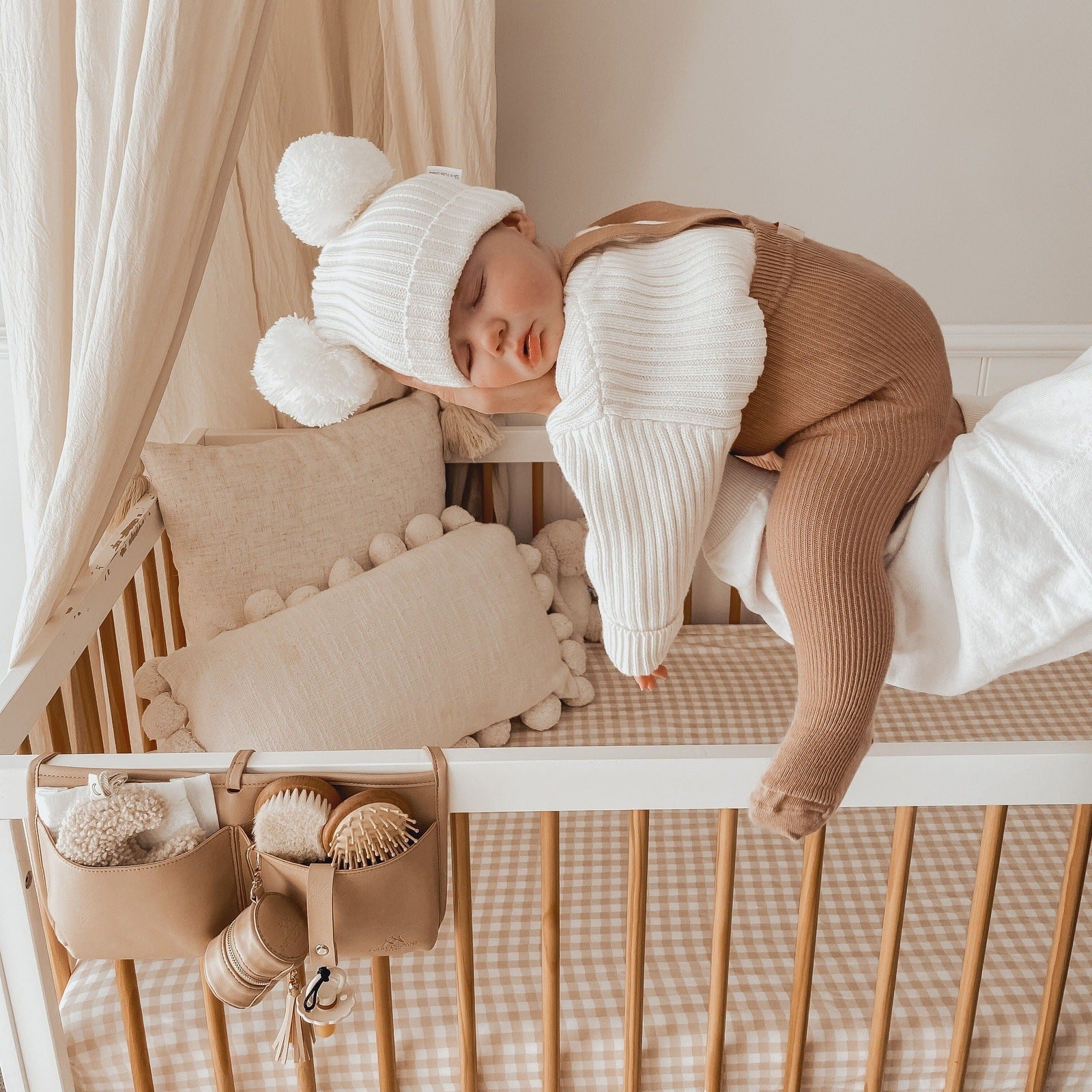 Chunky Ribbed Sweater + Beanie Set