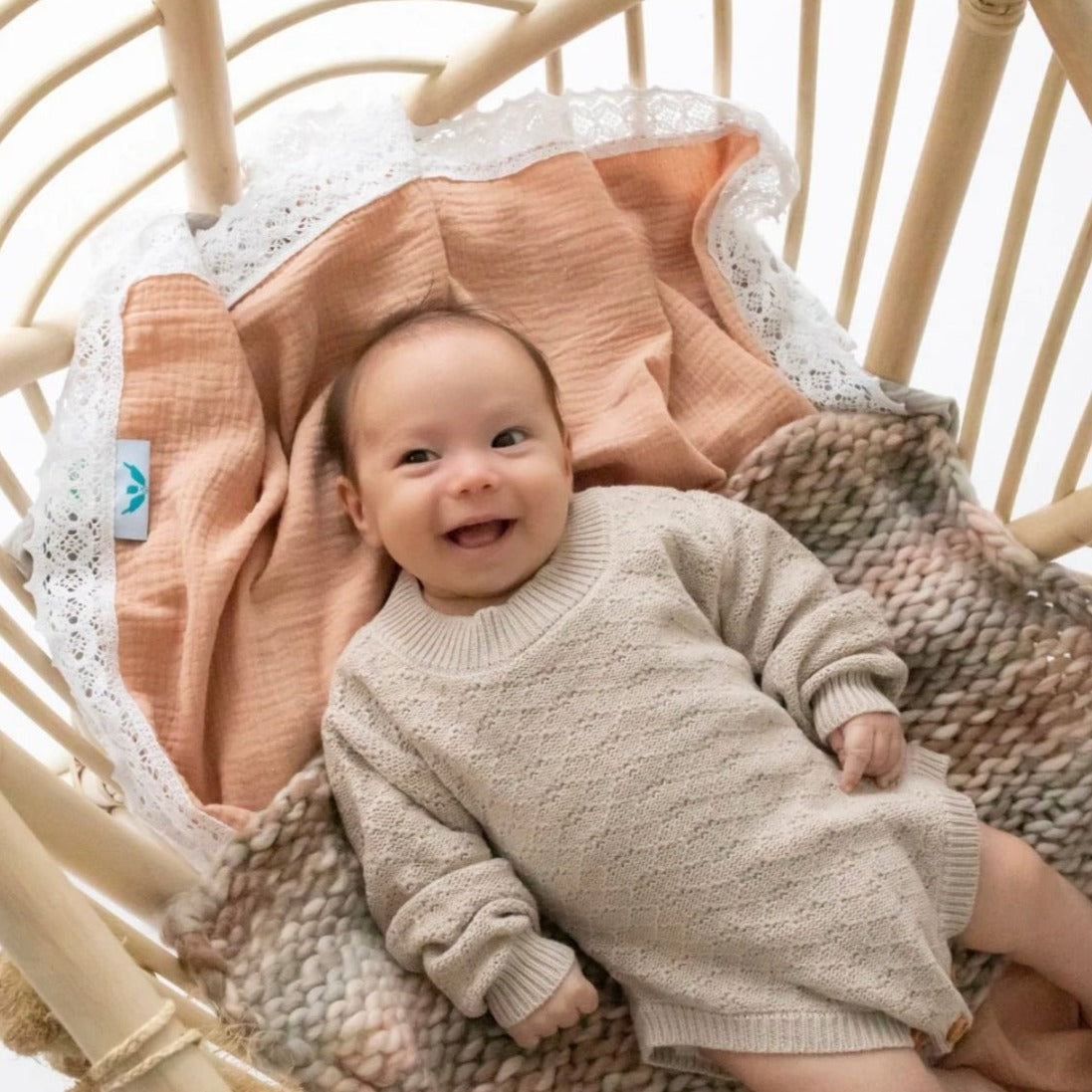 Organic Knitted Romper | Frankie