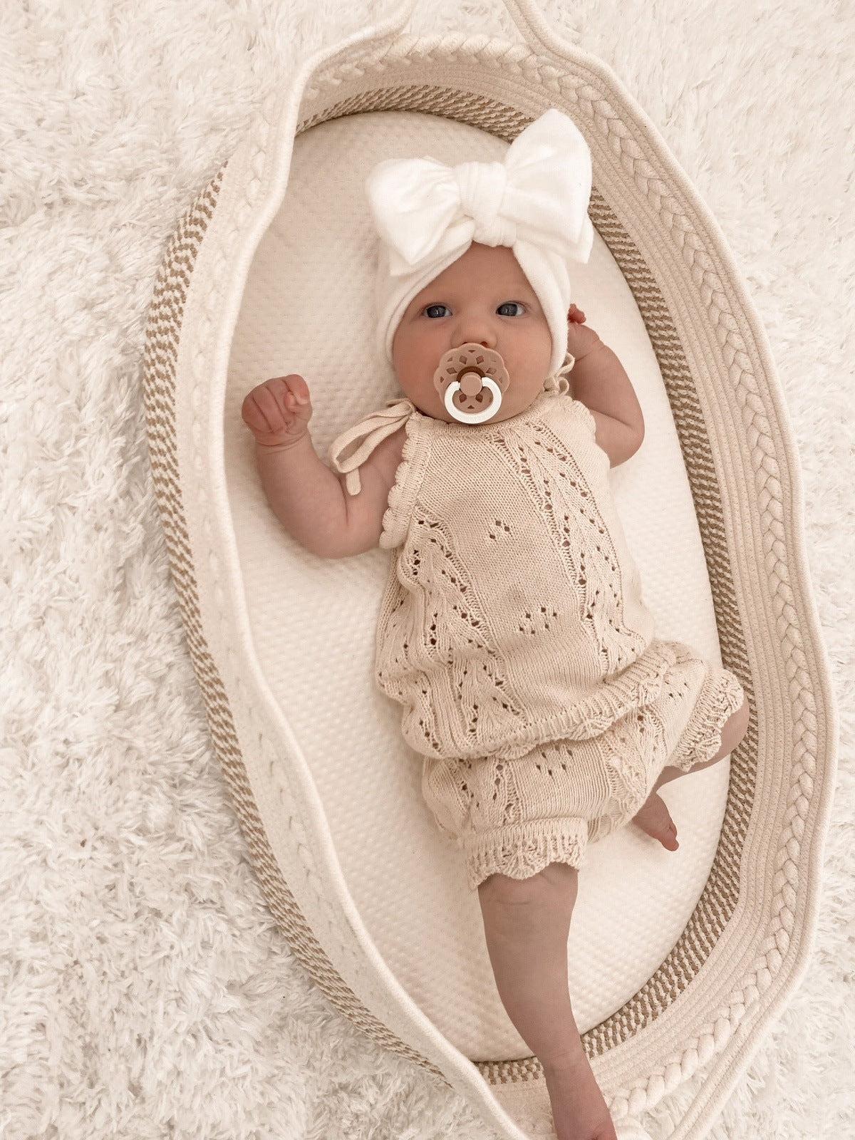 Pointelle Knit Summer Set | Honey Milk
