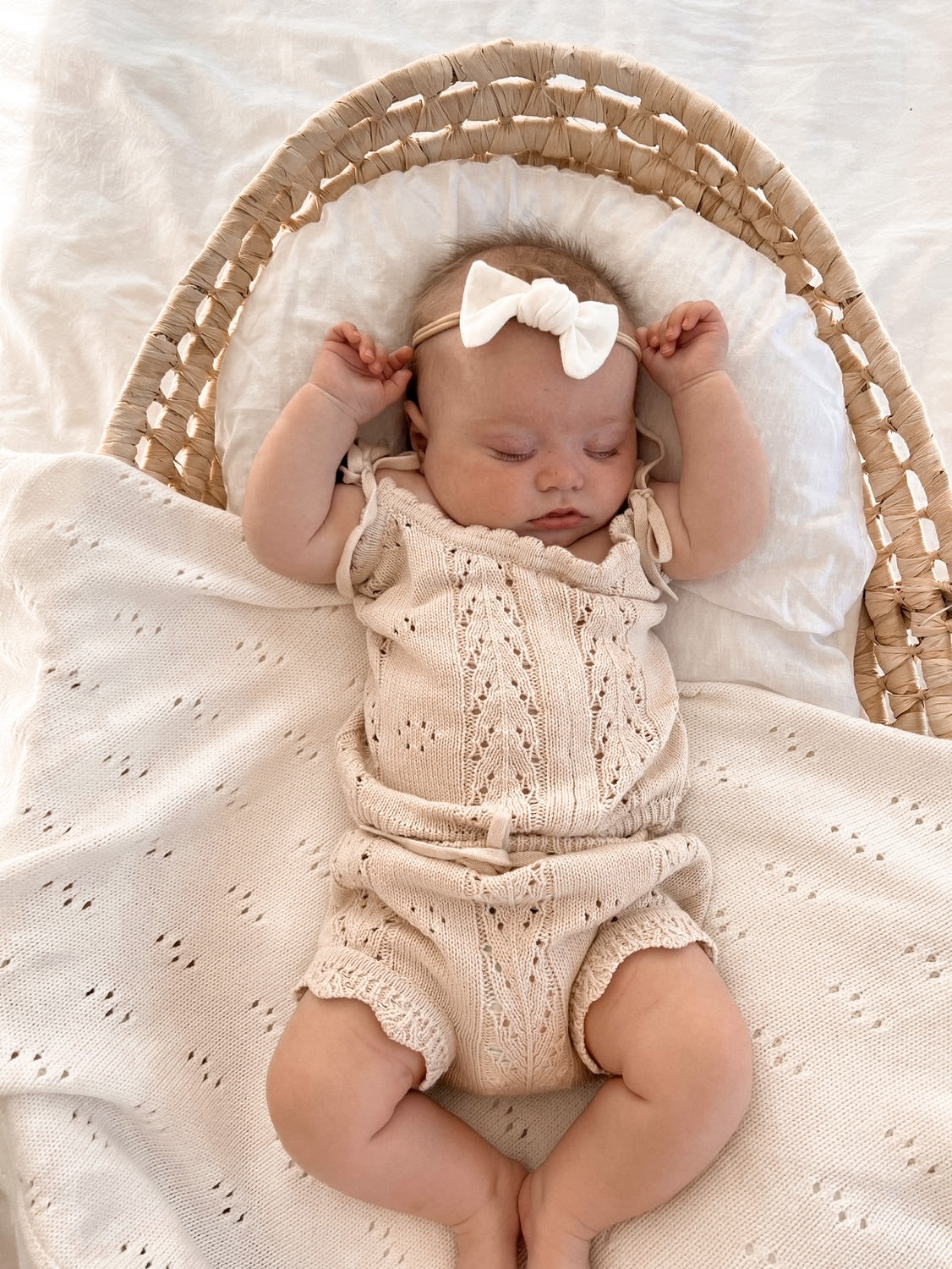 Pointelle Knit Summer Set | Honey Milk